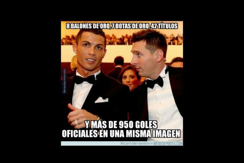 Foto épica com Messi e Cristiano Ronaldo rende enxurrada de memes na web –  LANCE!