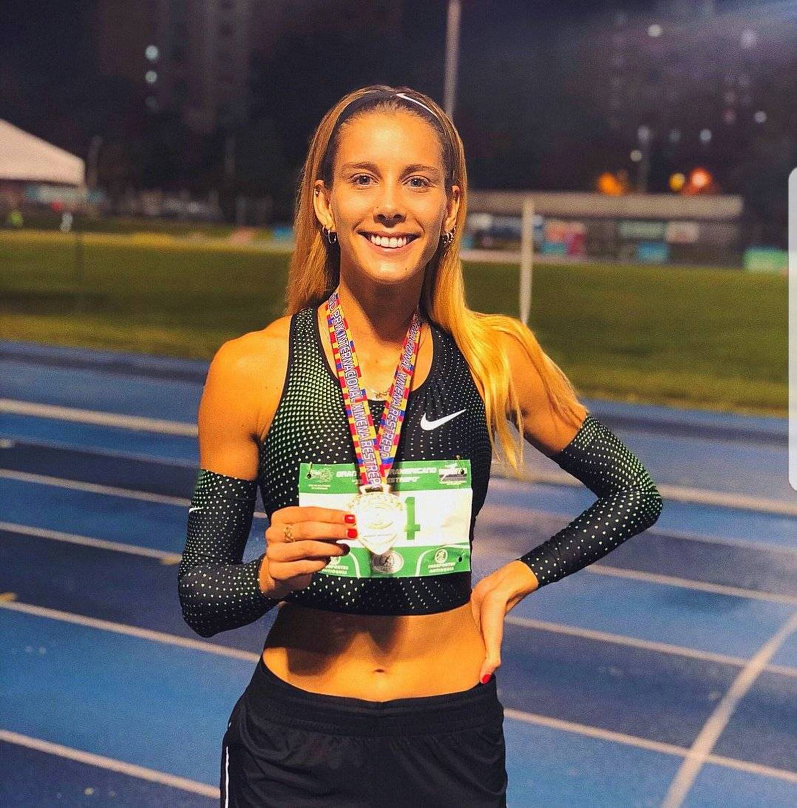 Isidora Jiménez Logra El Oro Tras Ganar Los 100 Metros Planos En El Grand Prix De Medellín 0634