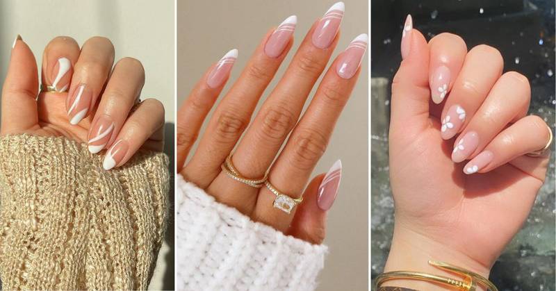 5 diseños de uñas blancas para morenas que elevarán tu glamour natural