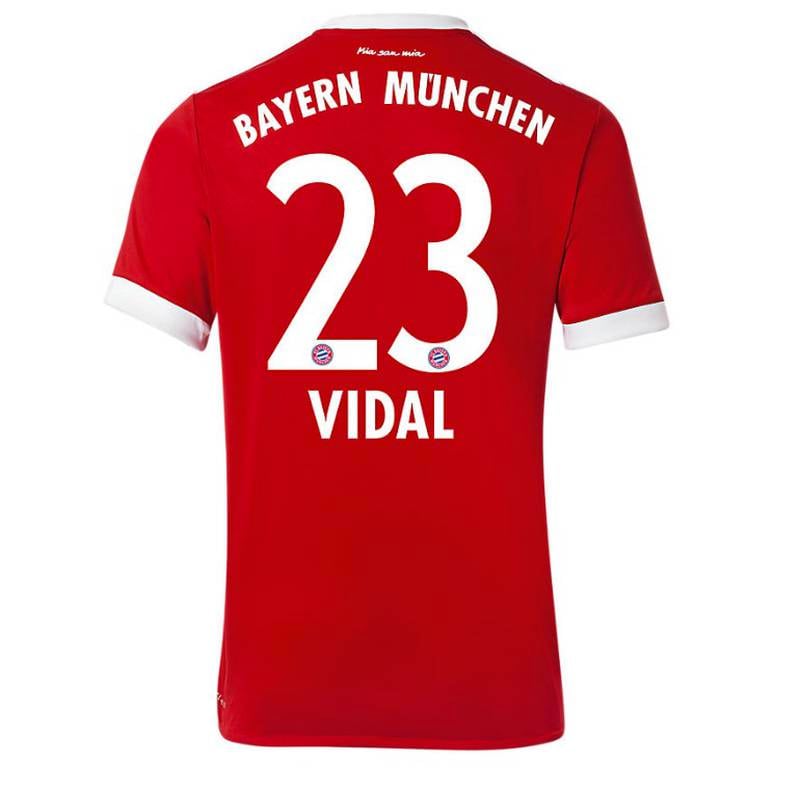 El Bayern de Arturo Vidal presenta camiseta