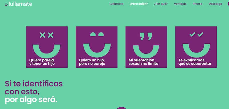 Lullamate es una aplicación para que se puedan conocer personas que quieren ser padres