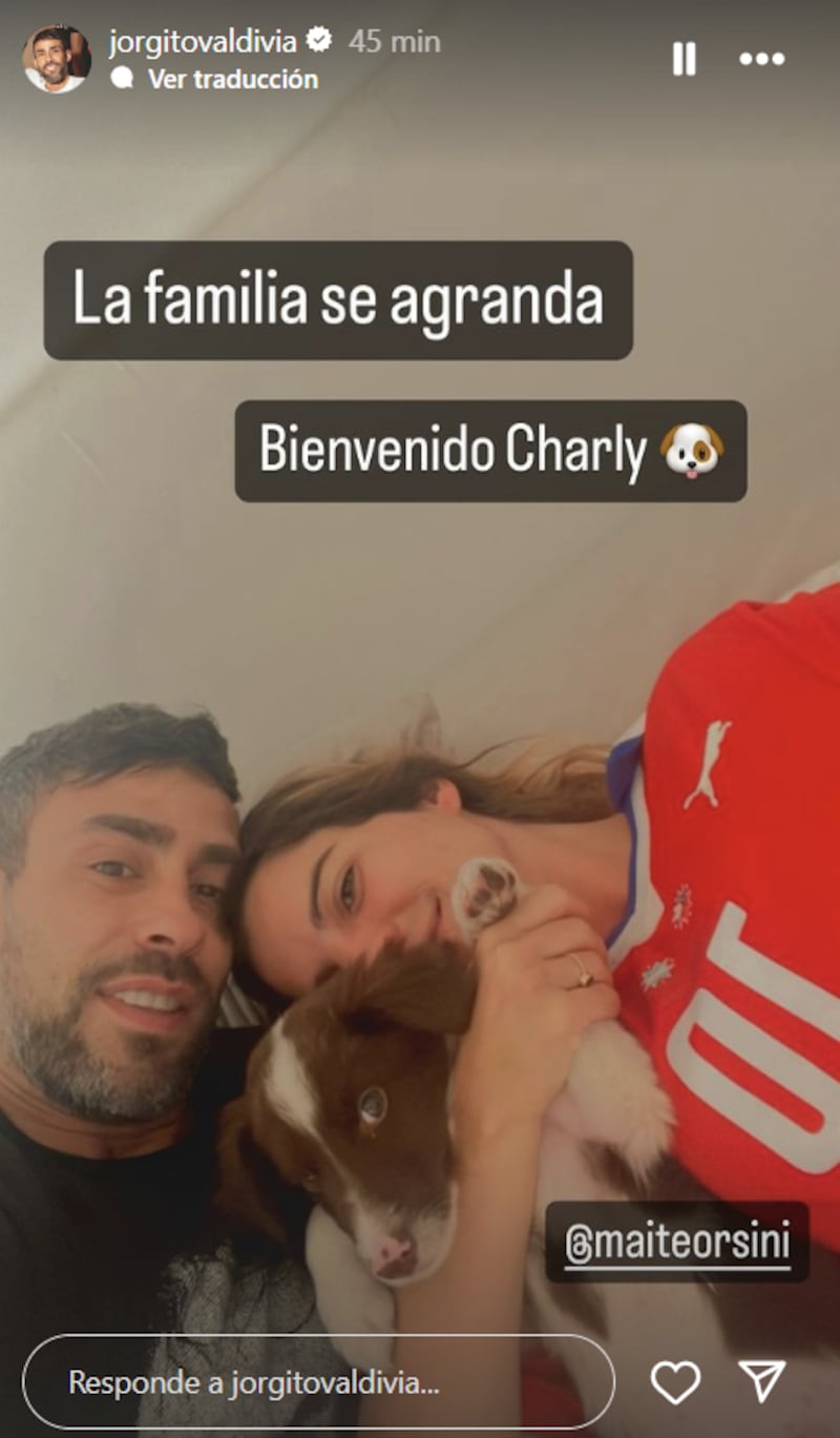 Jorge Valdivia y Maite Orsini | Instagram