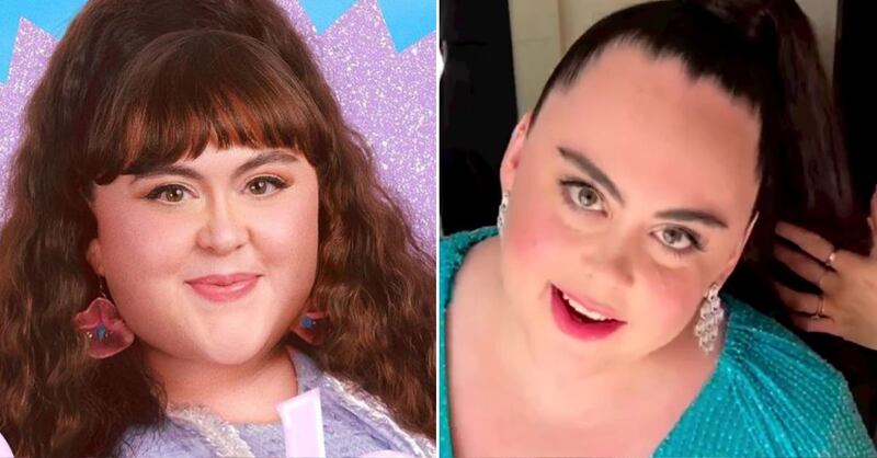 Sharon Rooney en 'Barbie' y en la vida real