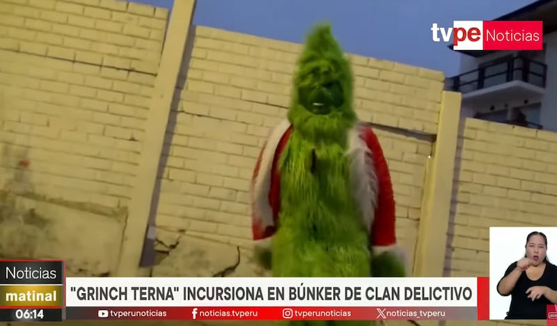 Grinch de la policía peruana