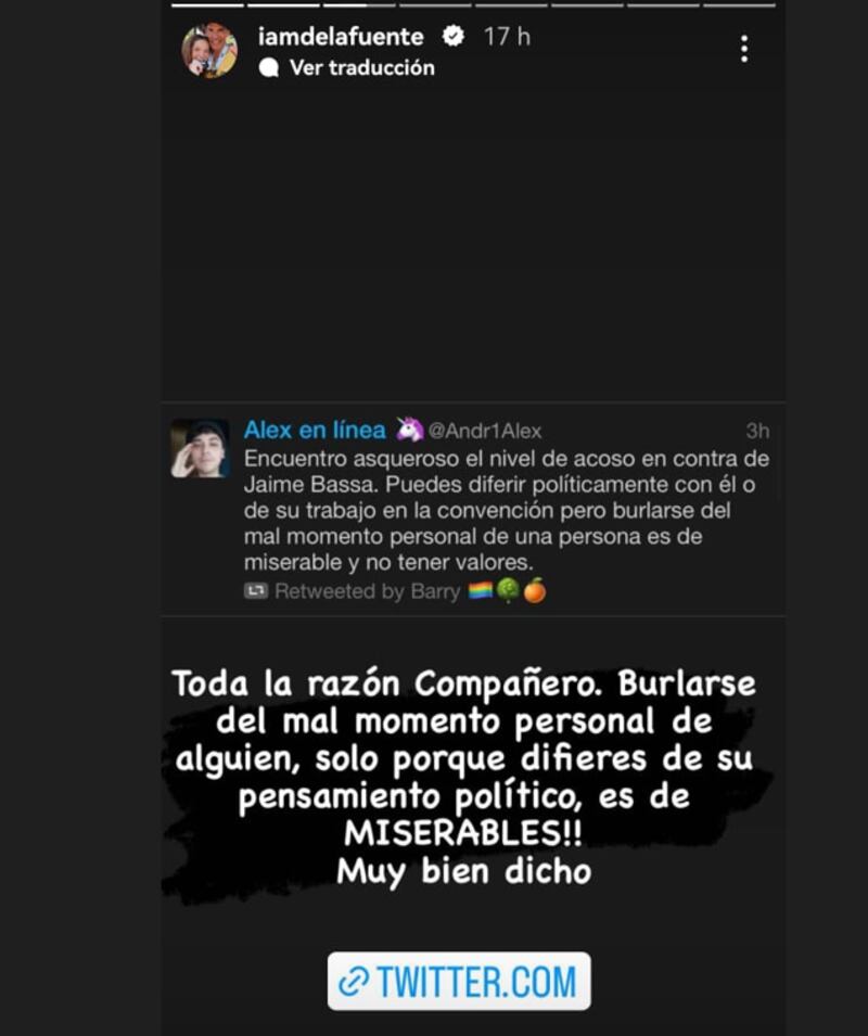 “La política pone a prueba las convicciones y, en especial, la lealtad de las personas, no sólo con otros, sino con ellas mismas. Los intereses en juego y las presiones son brutales”,