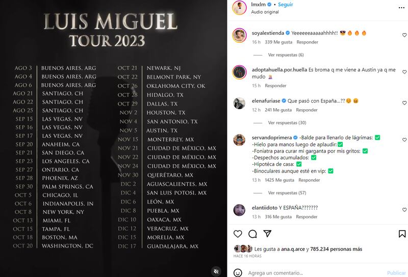 Luis Miguel tour