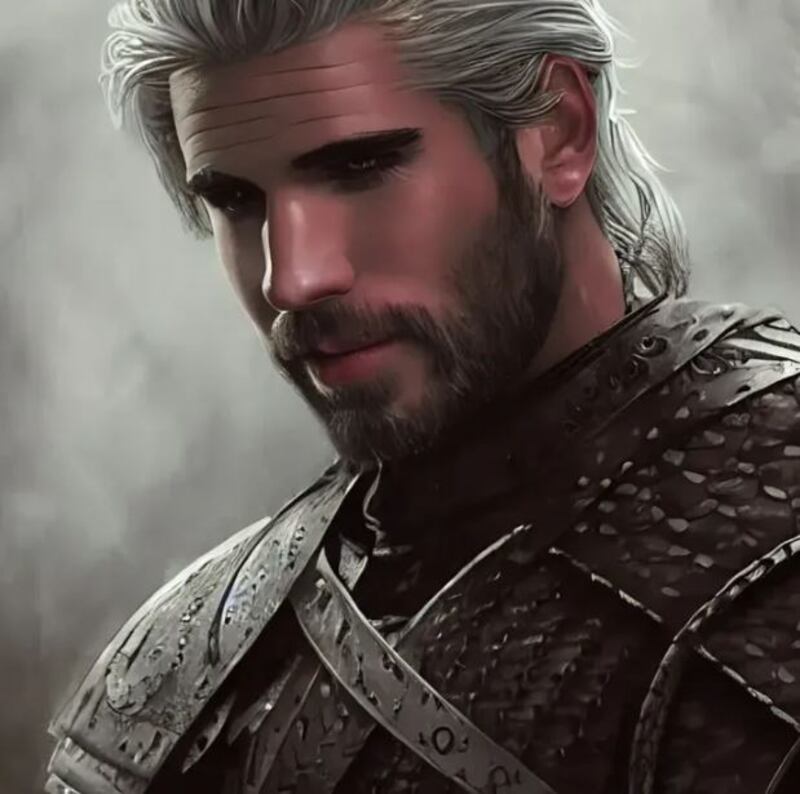 Imagen de The Witcher creada por Inteligencia Artificial