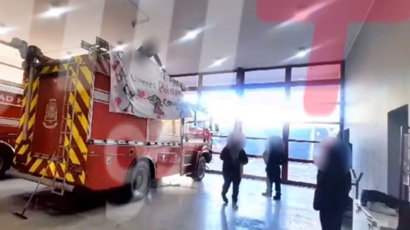 Bombero de Talca | Fuente: Radio FM+ de Talca