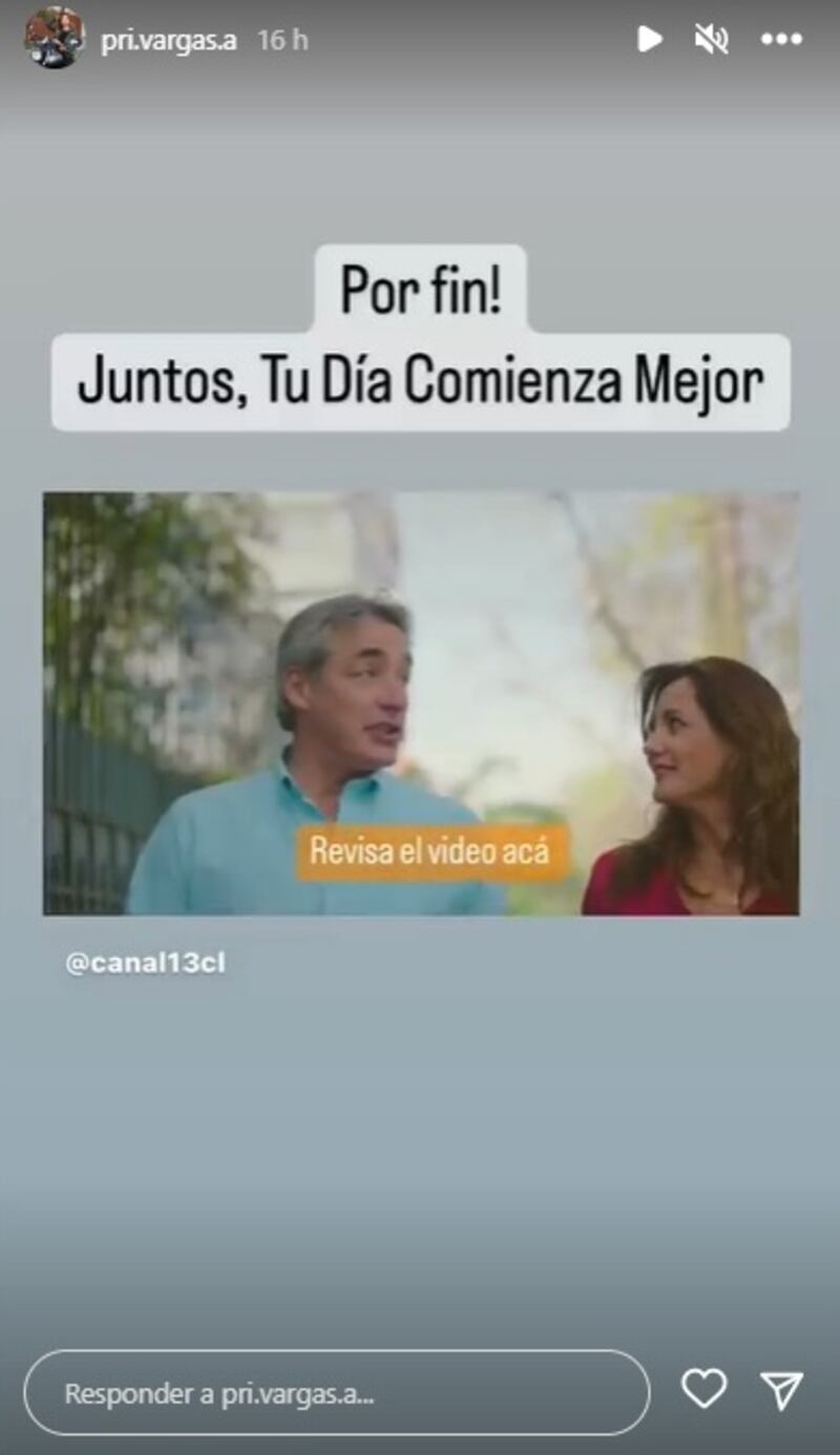 La periodista reaccionó rápidamente luego de confirmarse en Canal 13 que ella y José Luis Repenning serán los próximos animadores del matinal.