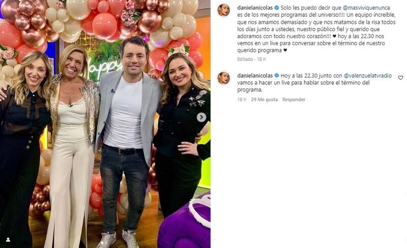 La Miss Chile habló en el Live de Sergio Rojas del abrupto final para "Más Vivi que nunca".