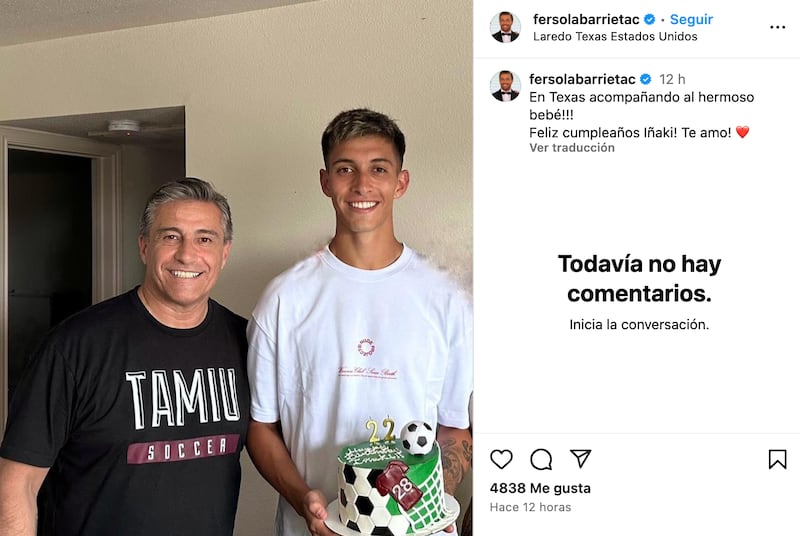 Fernando Solabarrieta e Iñaki Solabarrieta | Captura: Instagram