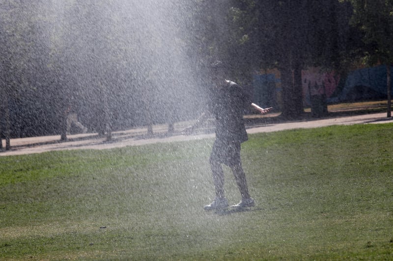 Calor extremo en la Región Metropolitana