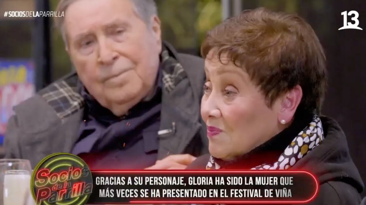 Gloria Benavides y Eduardo Ravani - Fuente: Canal 13