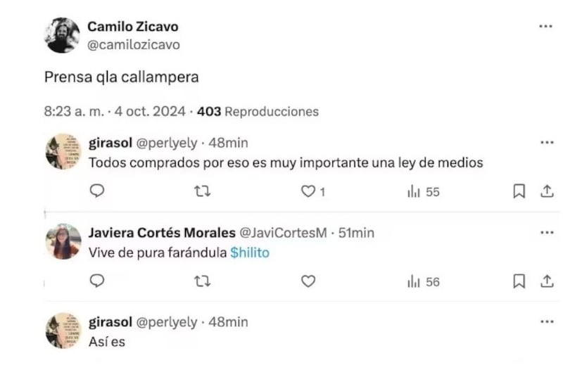 Camilo Zicavo rompe el silencio con fuerte crítica a la prensa en medio de rumores de separación con Denise Rosenthal