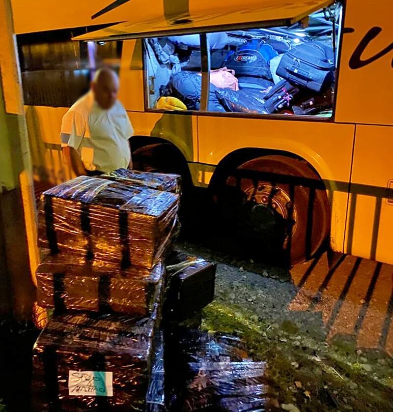 Pescado en bus