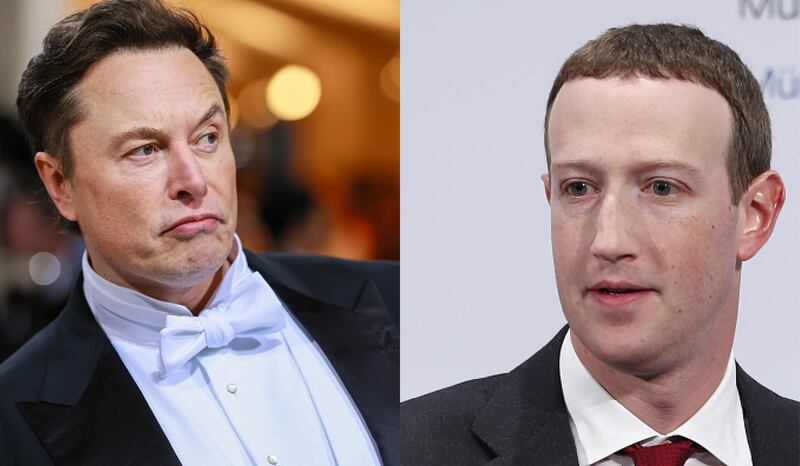 Elon Musk y Mark Zuckerberg