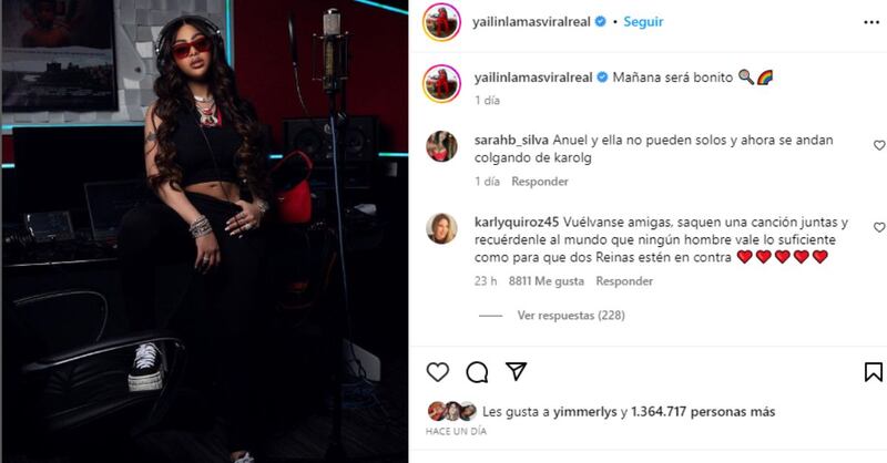 Yailin la más viral, Karol G y Anuel AA