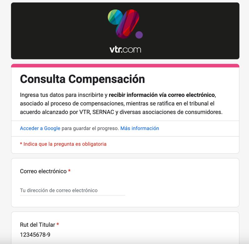 Compensación VTR | Captura