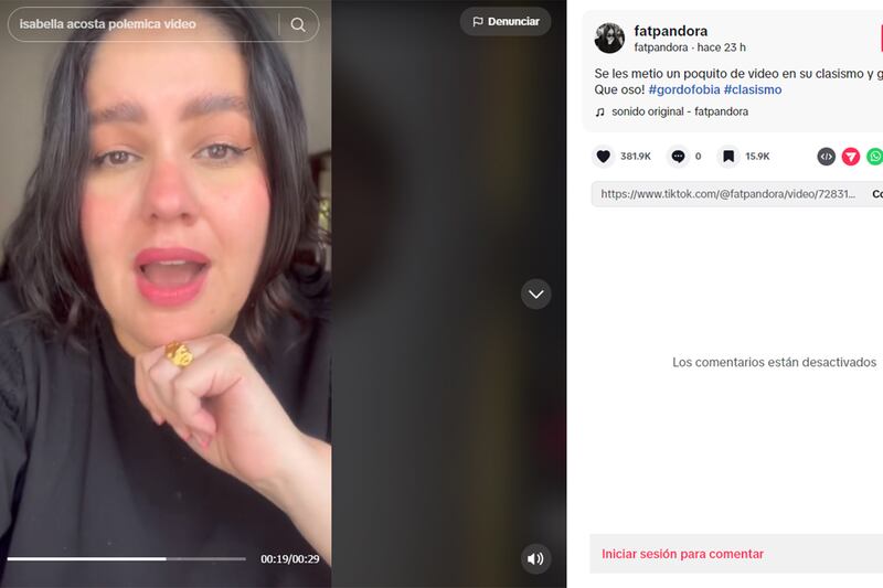 “Clasistas y gordofóbicas”: influencer de talla grande denuncia a chicas que se burlan de las curvy.