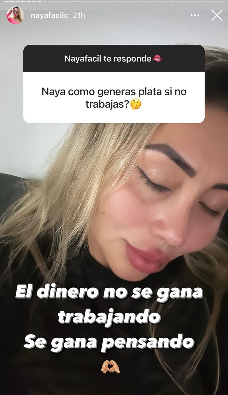 Historia de Naya Fácil | Instagram