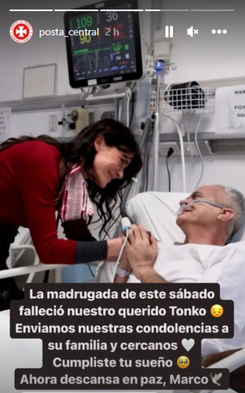 Desde la Posta Central confirmaron su deceso. Captura de Instagram