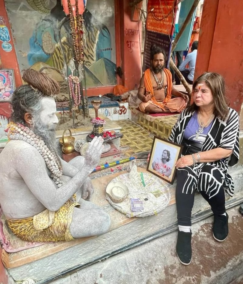 Cenizas de Claudio Iturra en el Ganges