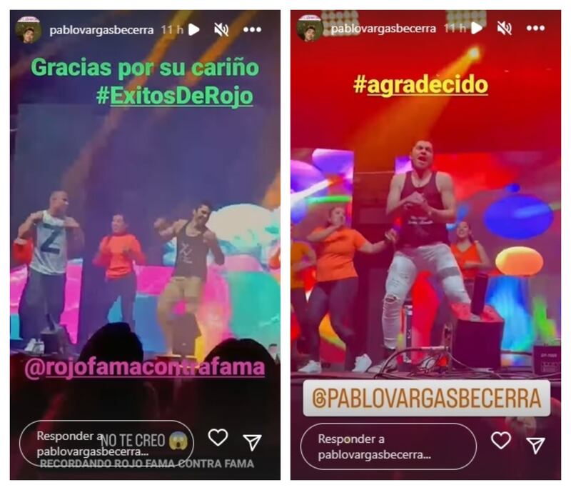 El bailarín Pablo Vargas reapareció en los escenarios este fin de semana.