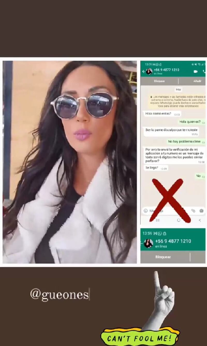 Historias de Instagram Pamela Díaz