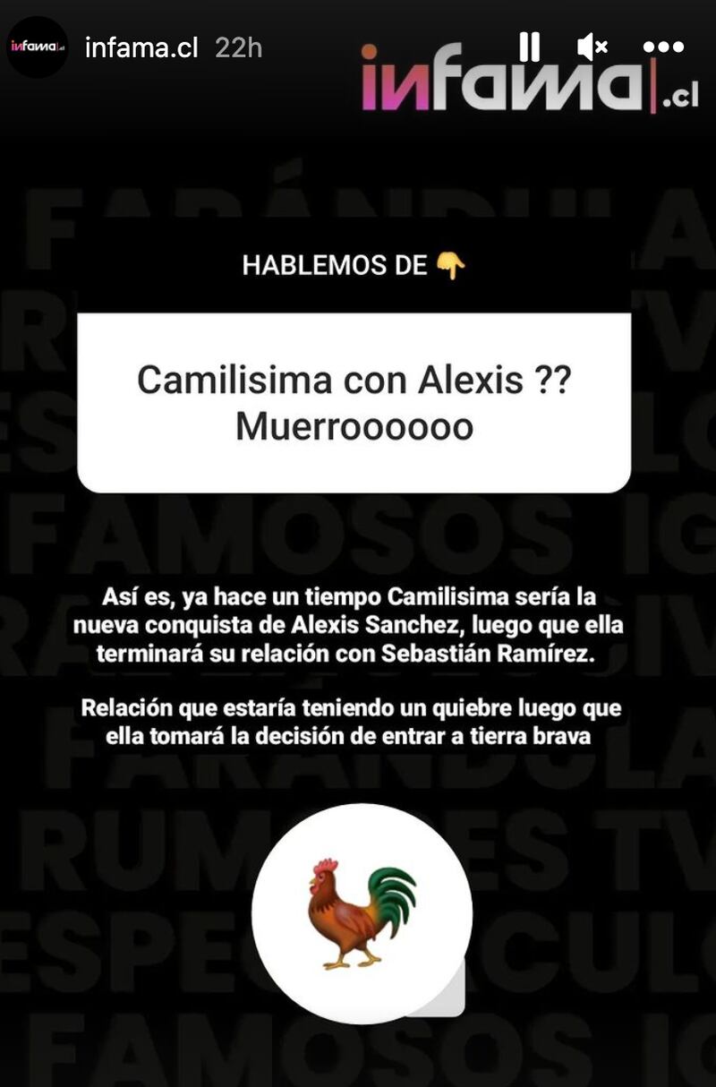 Storie Infama por Alexis Sánchez