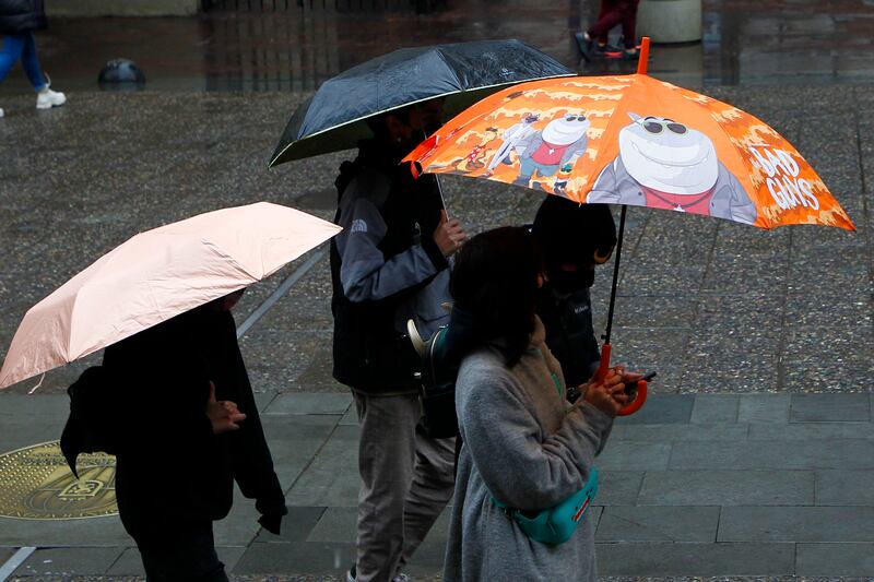 Tormentas eléctricas en Santiago