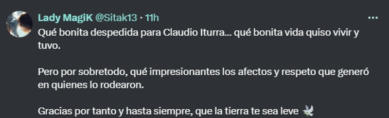 Reacción homenaje a Claudio Iturra | Canal 13