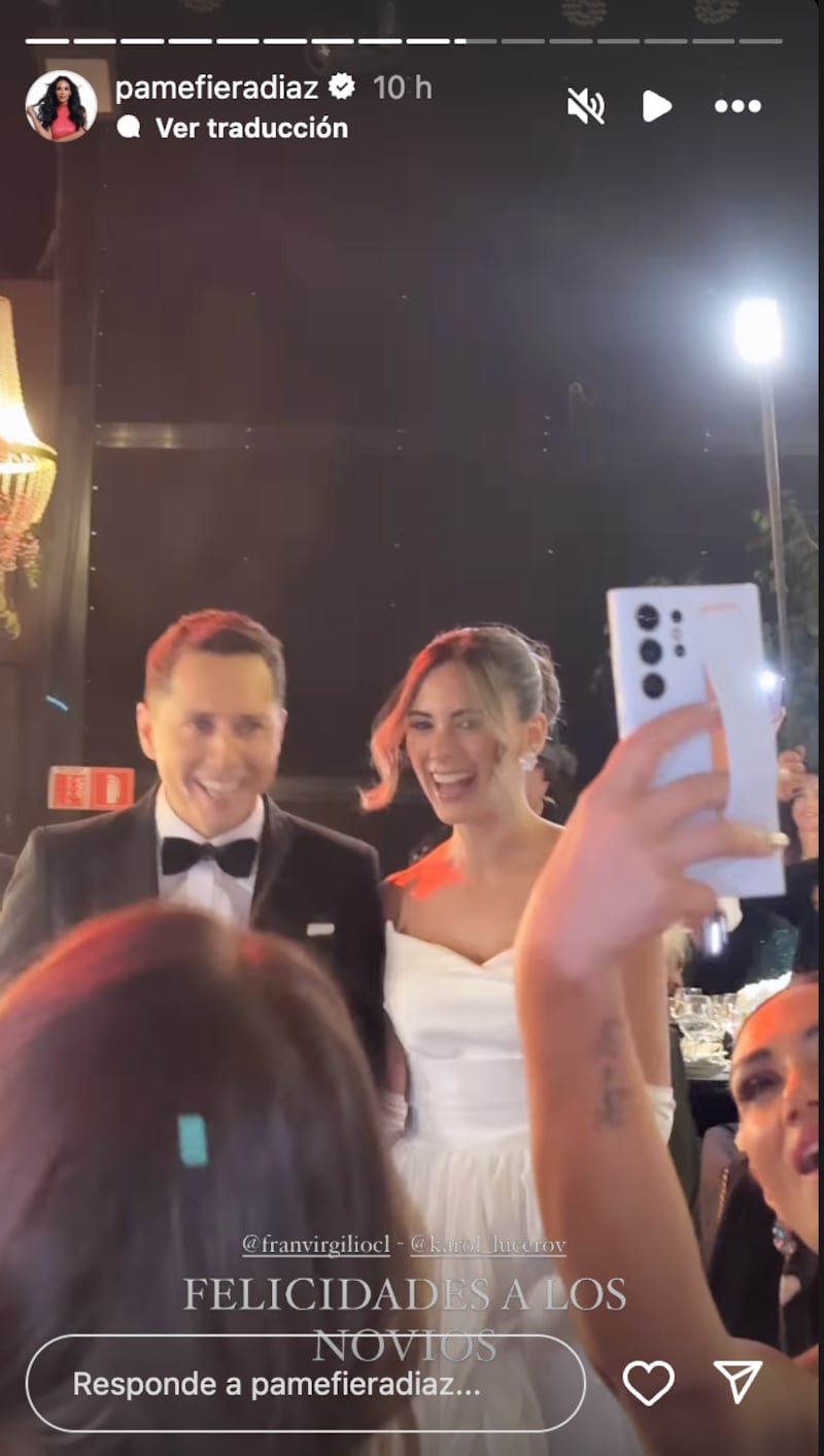 Historias del matrimonio de Karol Lucero y Fran Virgilio | Fuente: Instagram