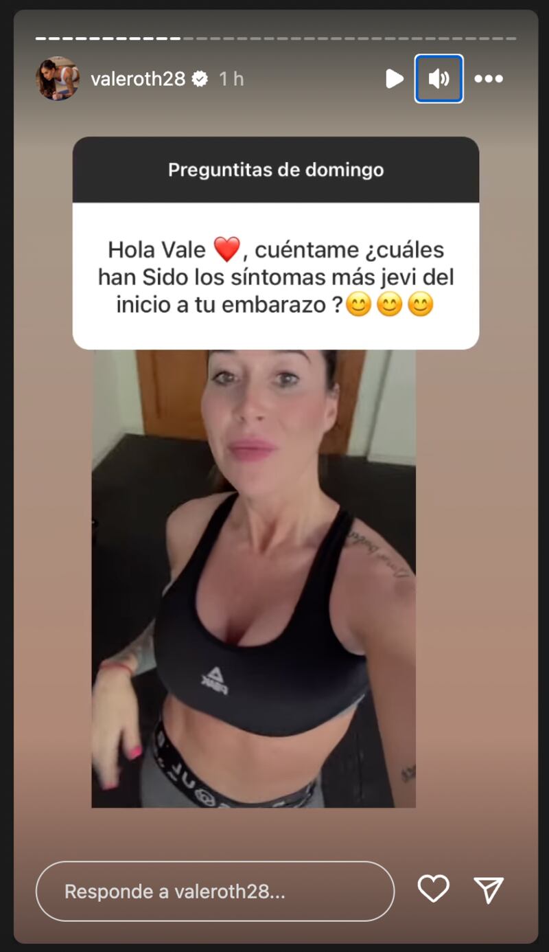 Vale Roth Historias - Fuente: Instagram