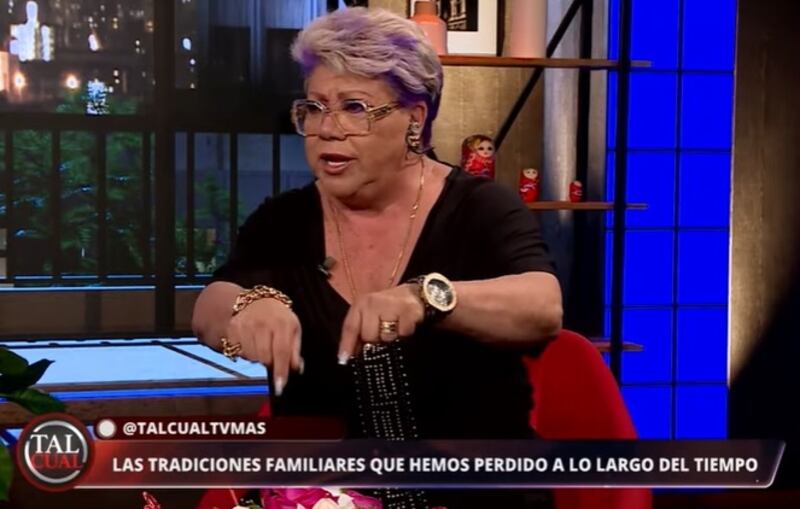 Patricia Maldonado es panelista en el programa "Tal cual" de TV+.