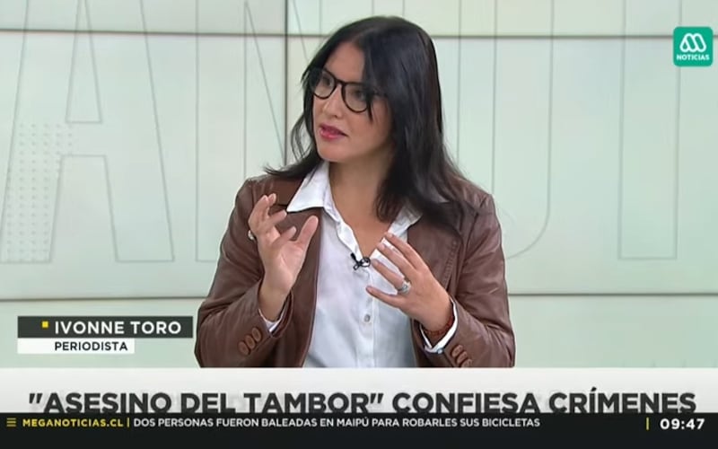 La periodista entregó detalles de su entrevista al "Asesino del tambor", Hugo Bustamante.