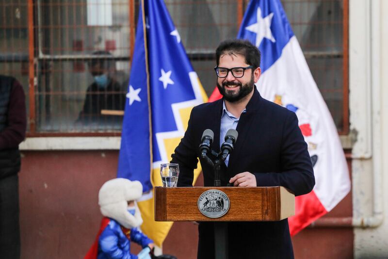 Punto de prensa del Presidente Boric