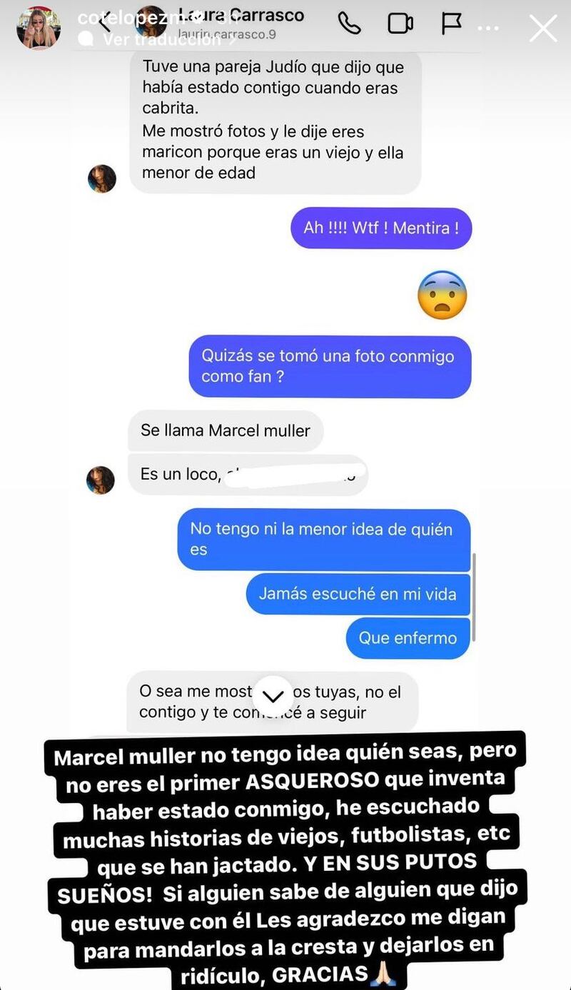 Historia de Coté López | Instagram