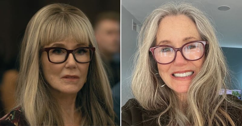 Mary McDonnell en 'La caída de la casa Usher' y en su vida real