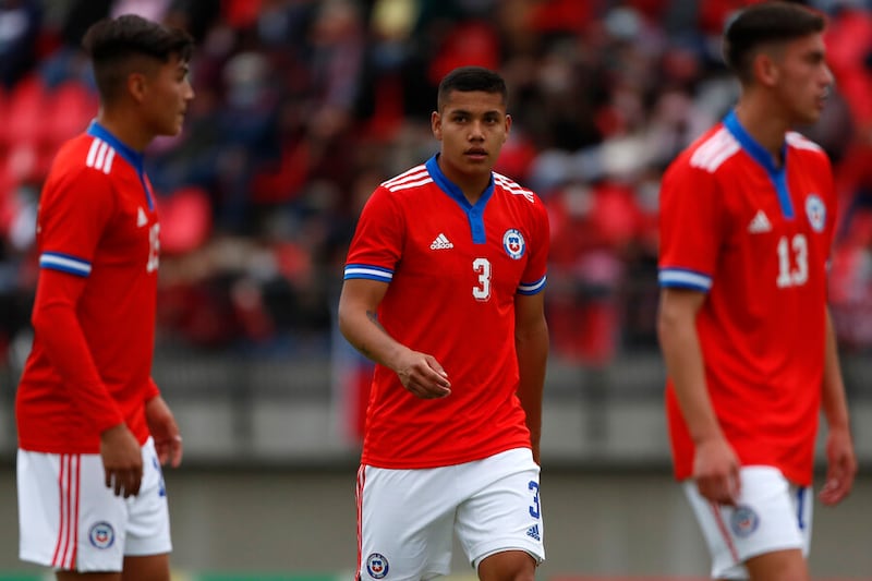 Bastián Roco era fijo en la Sub 20 en los amistosos preparativos de cara al Sudamericano