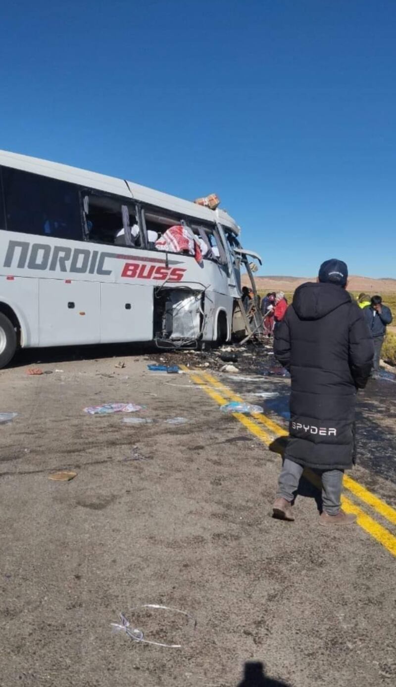 Accidente Bus Bolivia-Chile | Fuente: La Razón