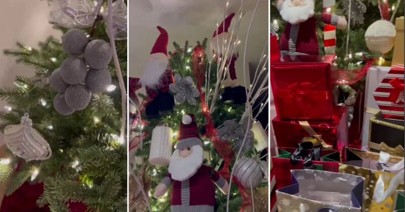 Marlene Favela eligió cada detalle de su árbol de Navidad con su hija este 2022