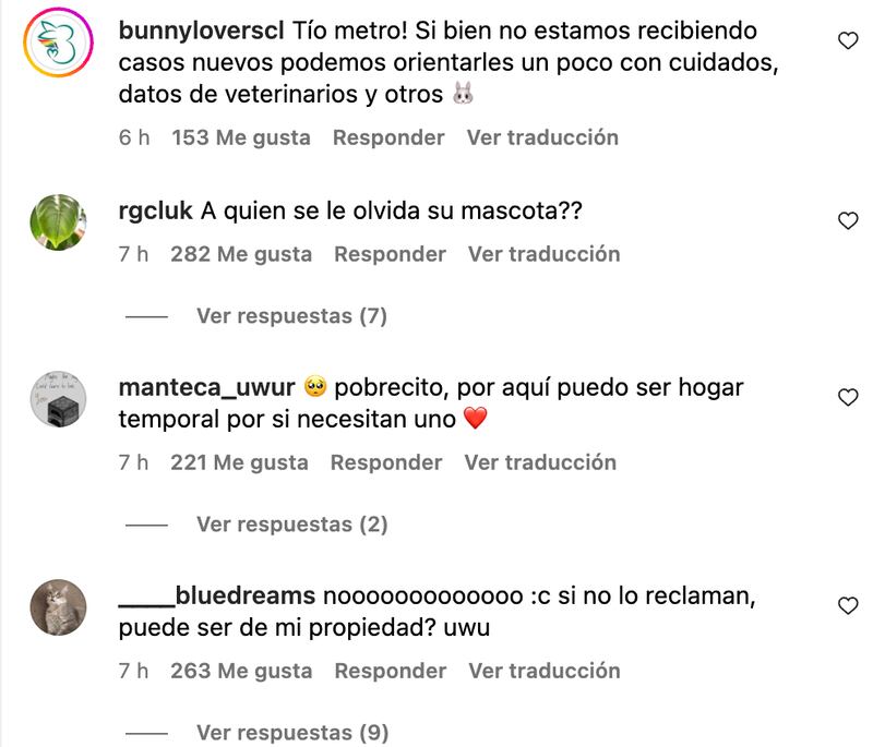 Comentarios en Metro | Captura: Instagram