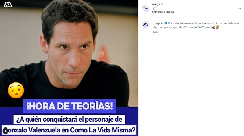 El actor reaparecerá en las pantallas nacionales con un nuevo personaje en la teleserie "Como la vida misma".