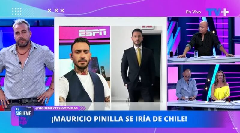 El programa de espectáculos entregó detalles de la situación contractual de Pinilla en TVN.