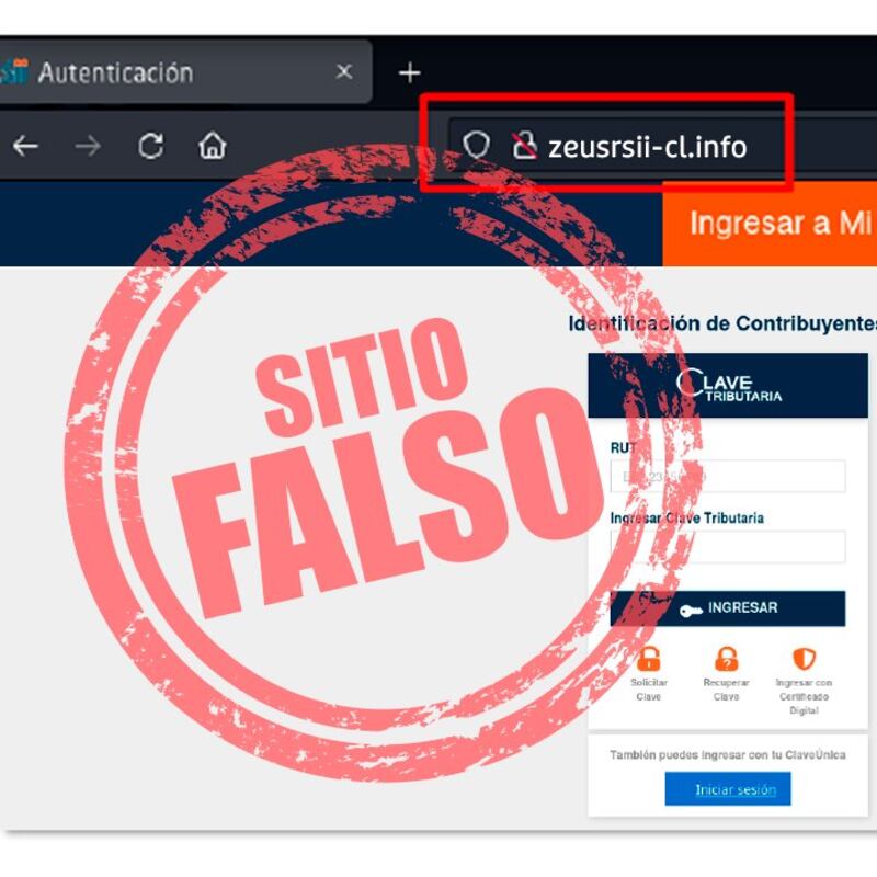 En sus redes sociales fue donde el SII alertó de las páginas web falsas donde los usuarios no deben hacer se declaración de renta 2024.