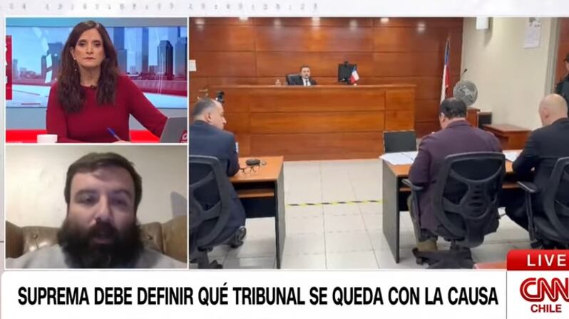 El abogado de la madre del conscripto Vargas fue entrevistado en el canal de noticias de CNN Chile.