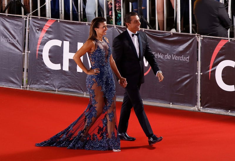 Gala del Festival de Viña del Mar 2017 | 17 de Febrero del 2017/Viña del Mar
Ivette Vergara y Fernando Solabarrieta  durante la obertura de la Gala del Festival de Viña del Mar 2017, que se realiza a las afueras del Casino Enjoy 
FOTO:AGENCIAUNO/CHILEVISION/MARIO DAVILA