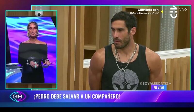 Pedro Astorga en Gran Hermano | Captura: CHV