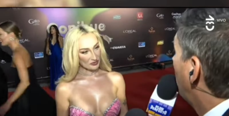 "Mucho brillo como me gusta a mí": Fran Maira brilla sorprende en alfombra roja con su look Barbie