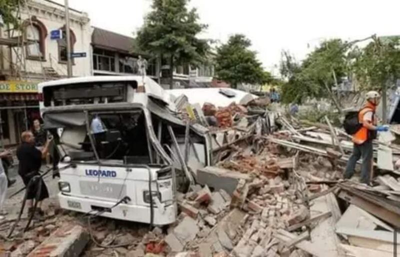 Imágenes falsas del terremoto en Nueva Zelanda